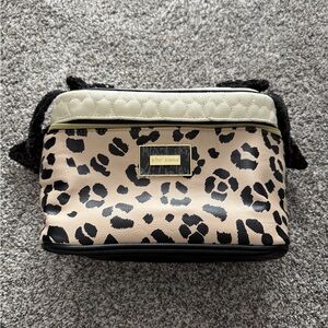 Betsey Johnson Leopard Print cosmetics Bag